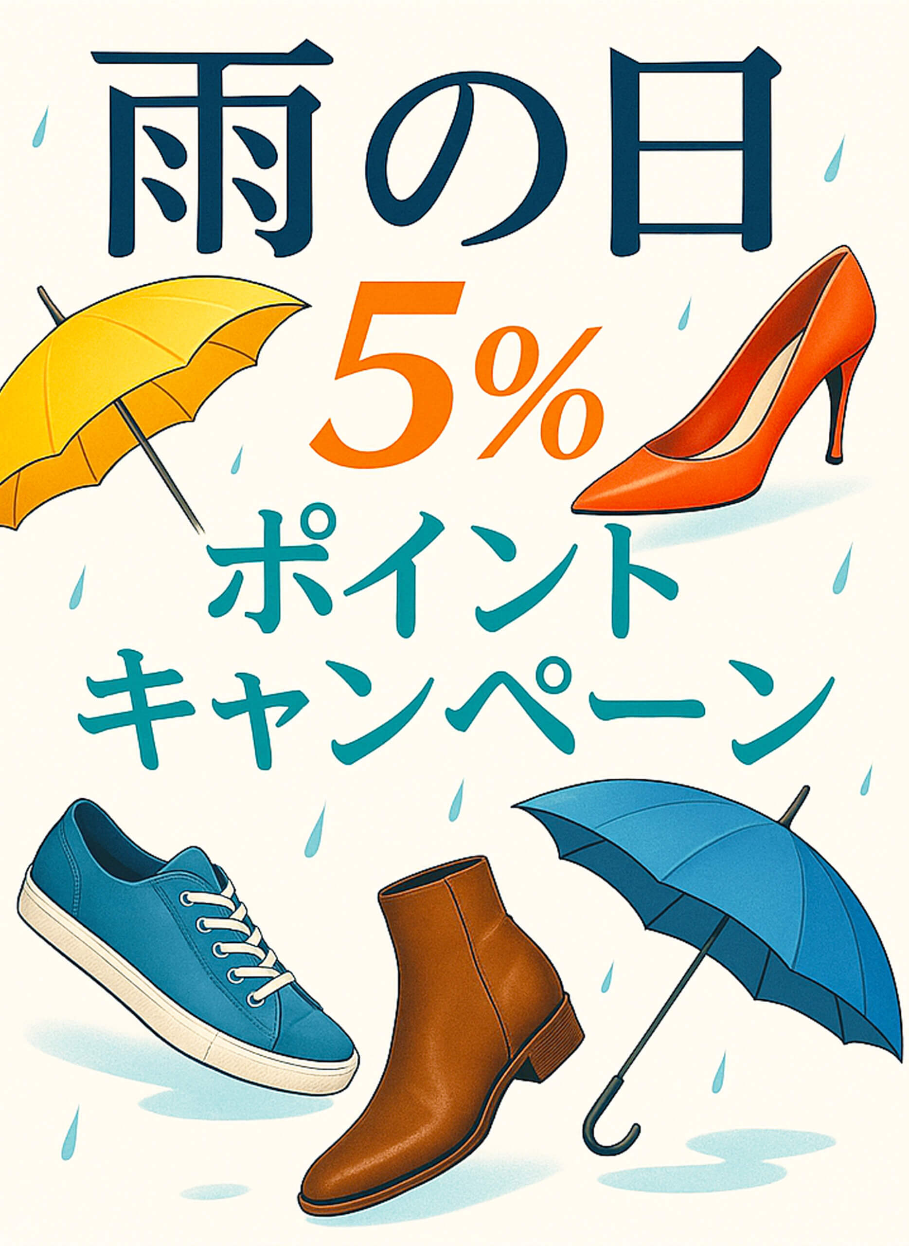 雨の日限定 ポイントキャンペーン